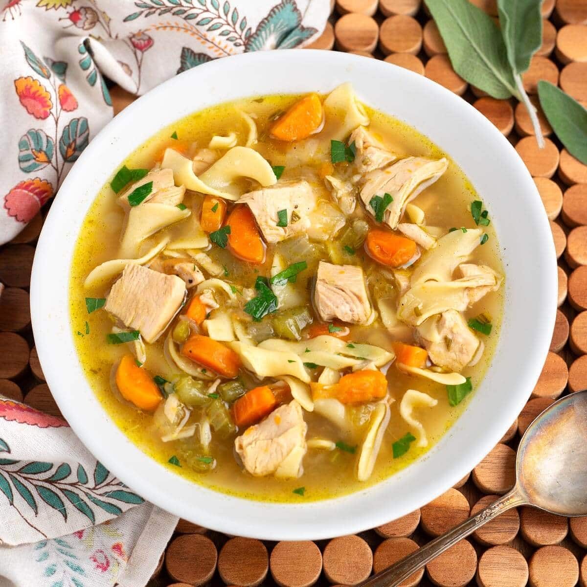 Pressure Cooker Turkey Soup