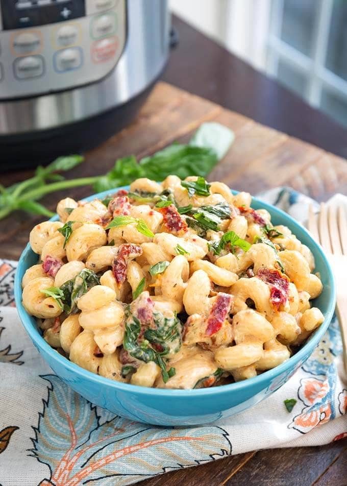 Tuscan Chicken Pasta in the Pressure Cooker
