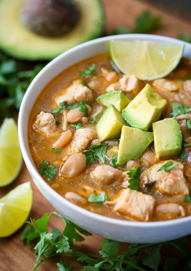 White Chicken Chili in the Pressure Cooker