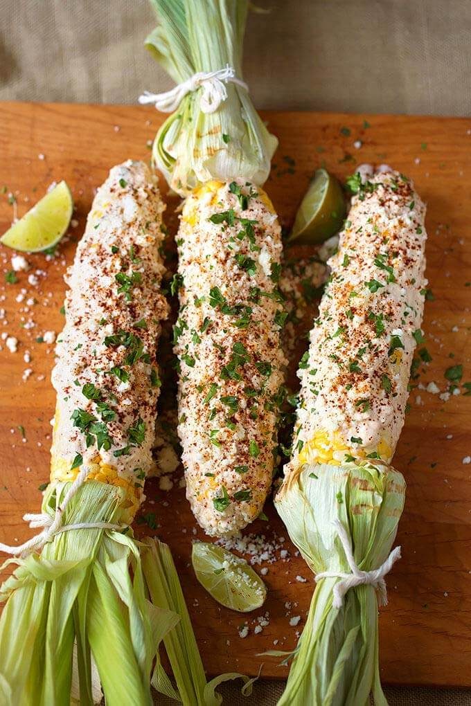 Mexican Street Corn with Garlic Very