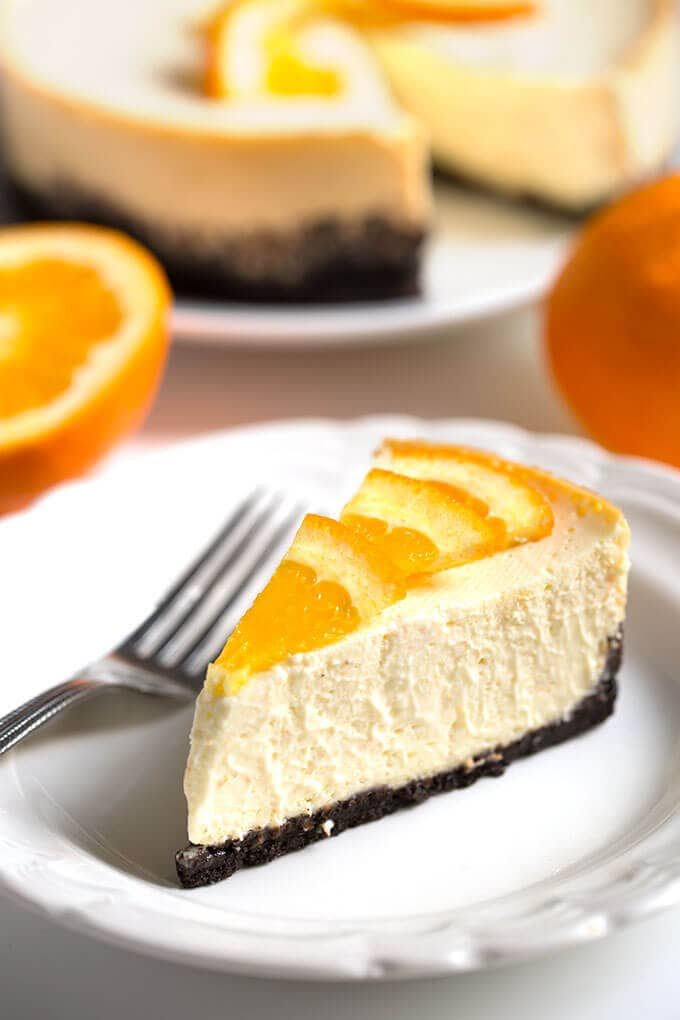 Pressure Cooker Dreamy Orange Cheesecake in the Pressure Cooker