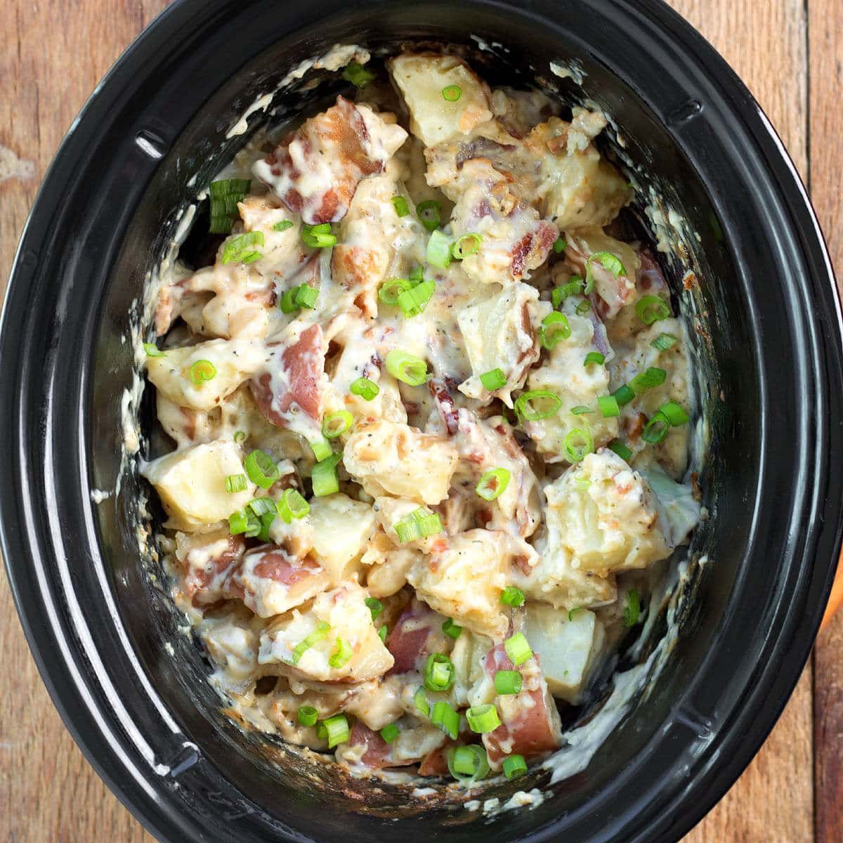 Slow Cooker Bacon Ranch Potatoes