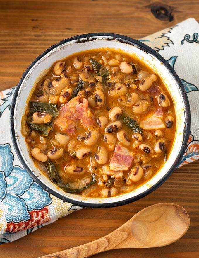 Slow Cooker Black Eyed Peas