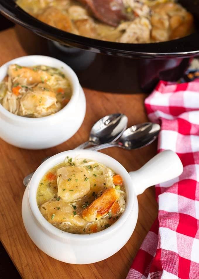 Chicken and Dumplings with Butter