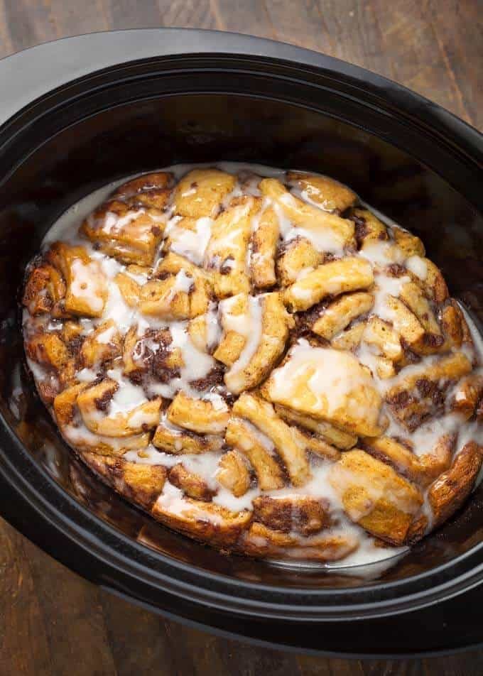 Cinnamon Roll Casserole with Raisins