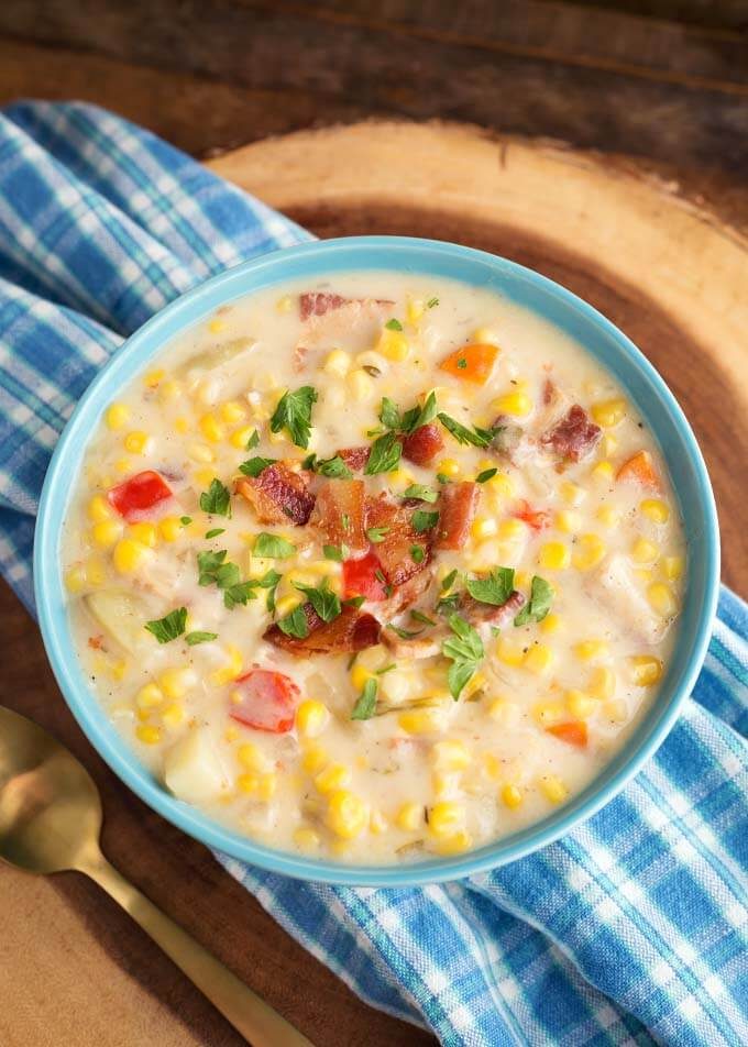 Slow Cooker Corn Chowder