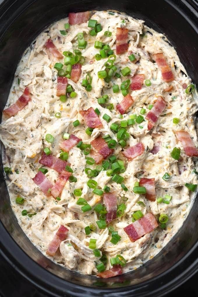 Crack Chicken in the Slow Cooker