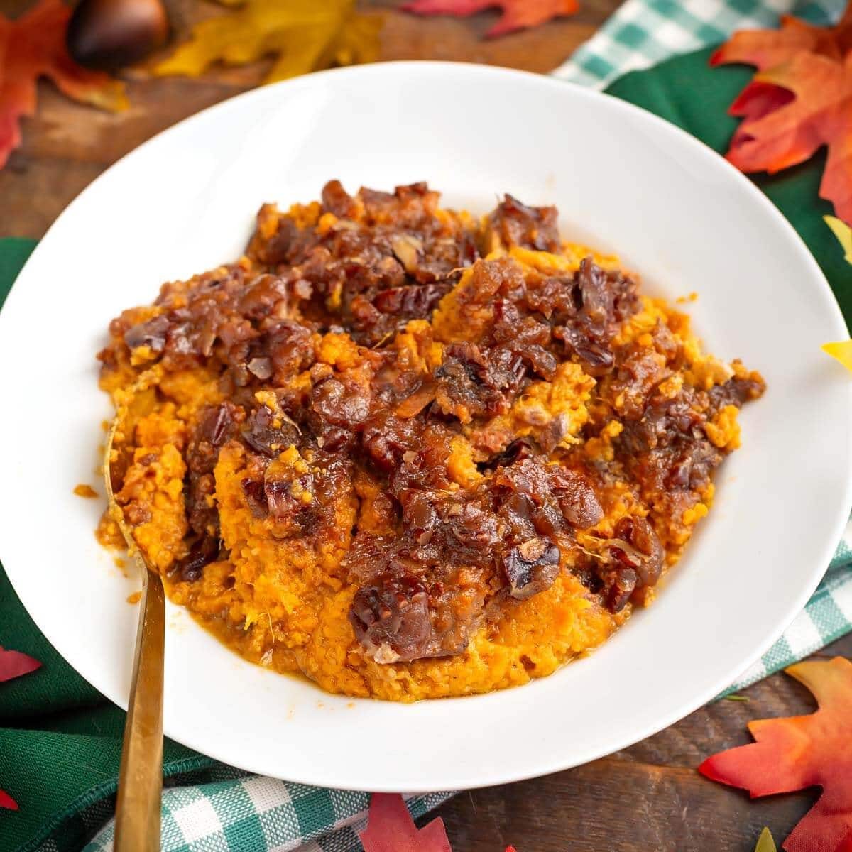 Creamy Sweet Potatoes with Flour