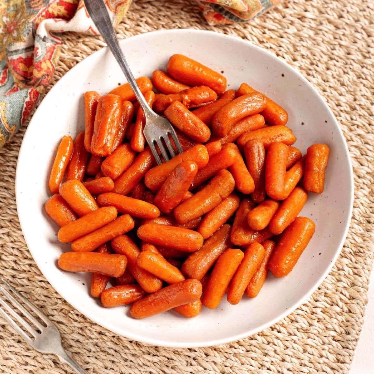 Maple Brown Sugar Carrots with Butter