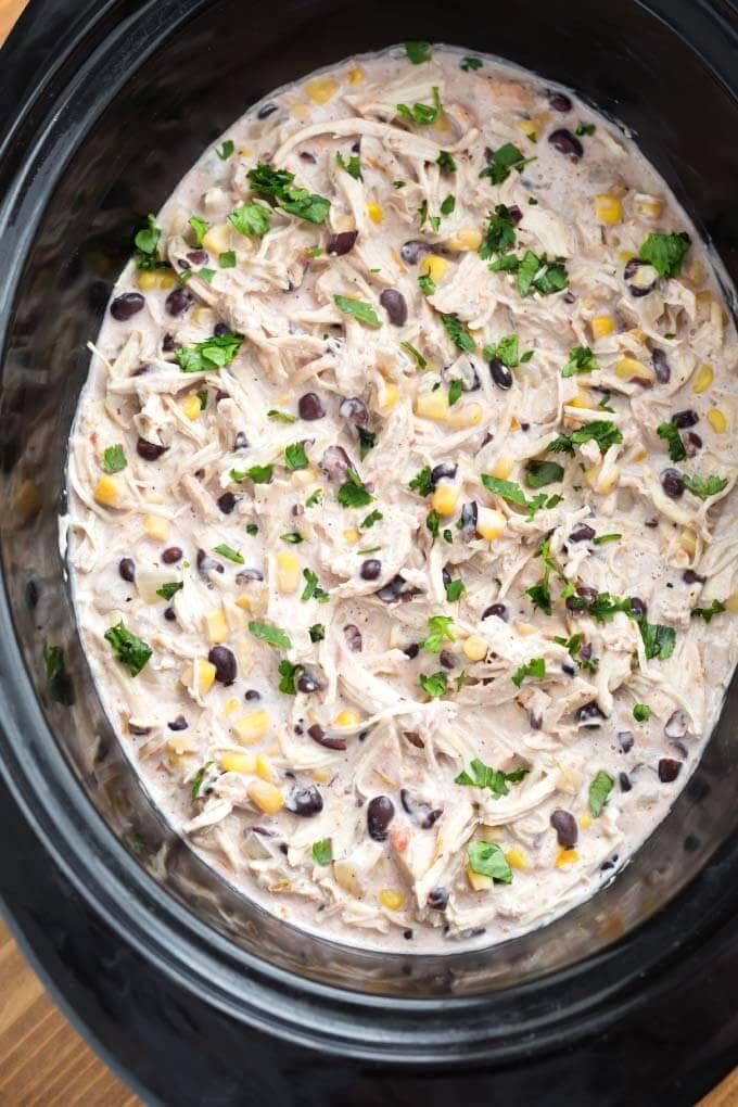 Slow Cooker Mexican Shredded Chicken