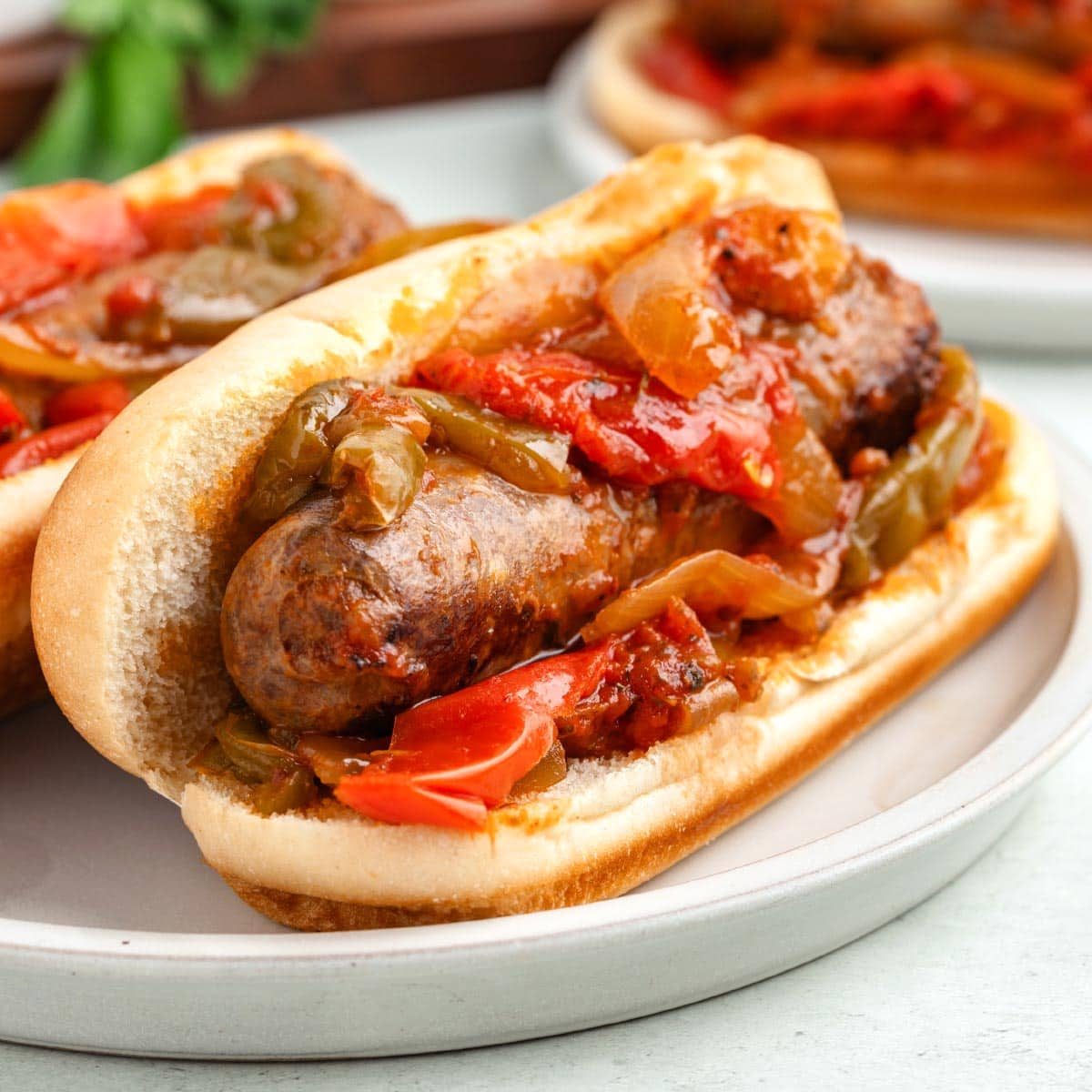 Sausage and Peppers with Pasta
