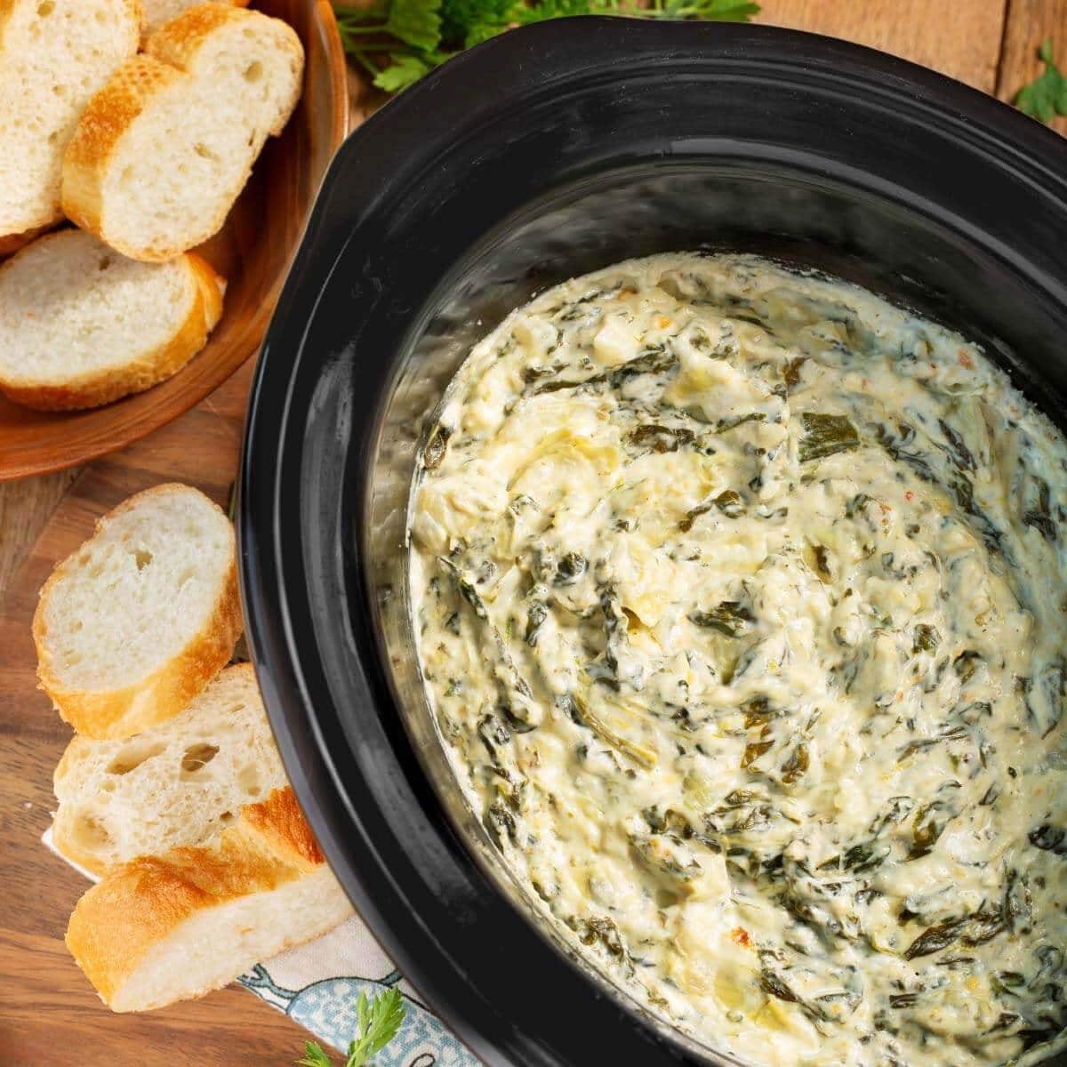 Spinach Artichoke Dip with Block Cream Cheese