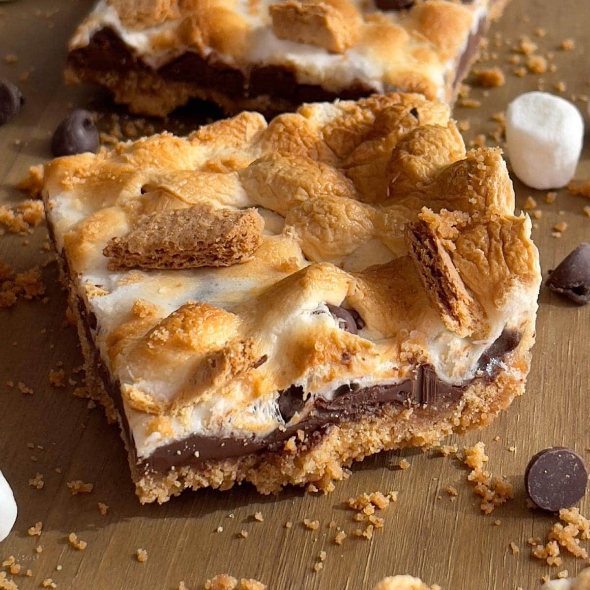 S'mores Bars with Semi Sweet Chocolate