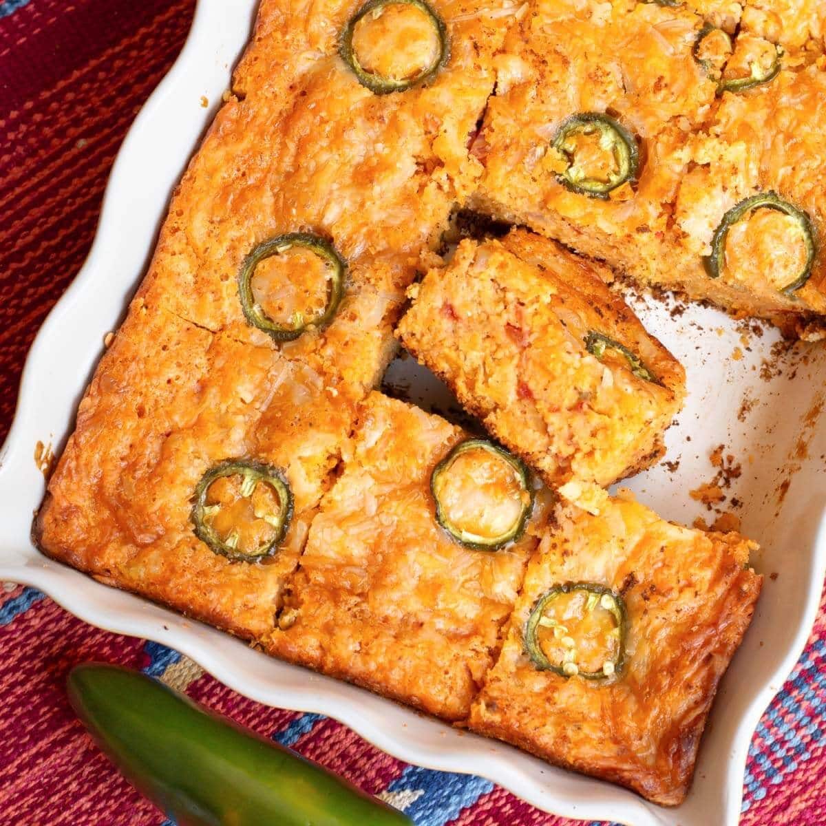 Tex-Mex Cornbread with Jalapeños