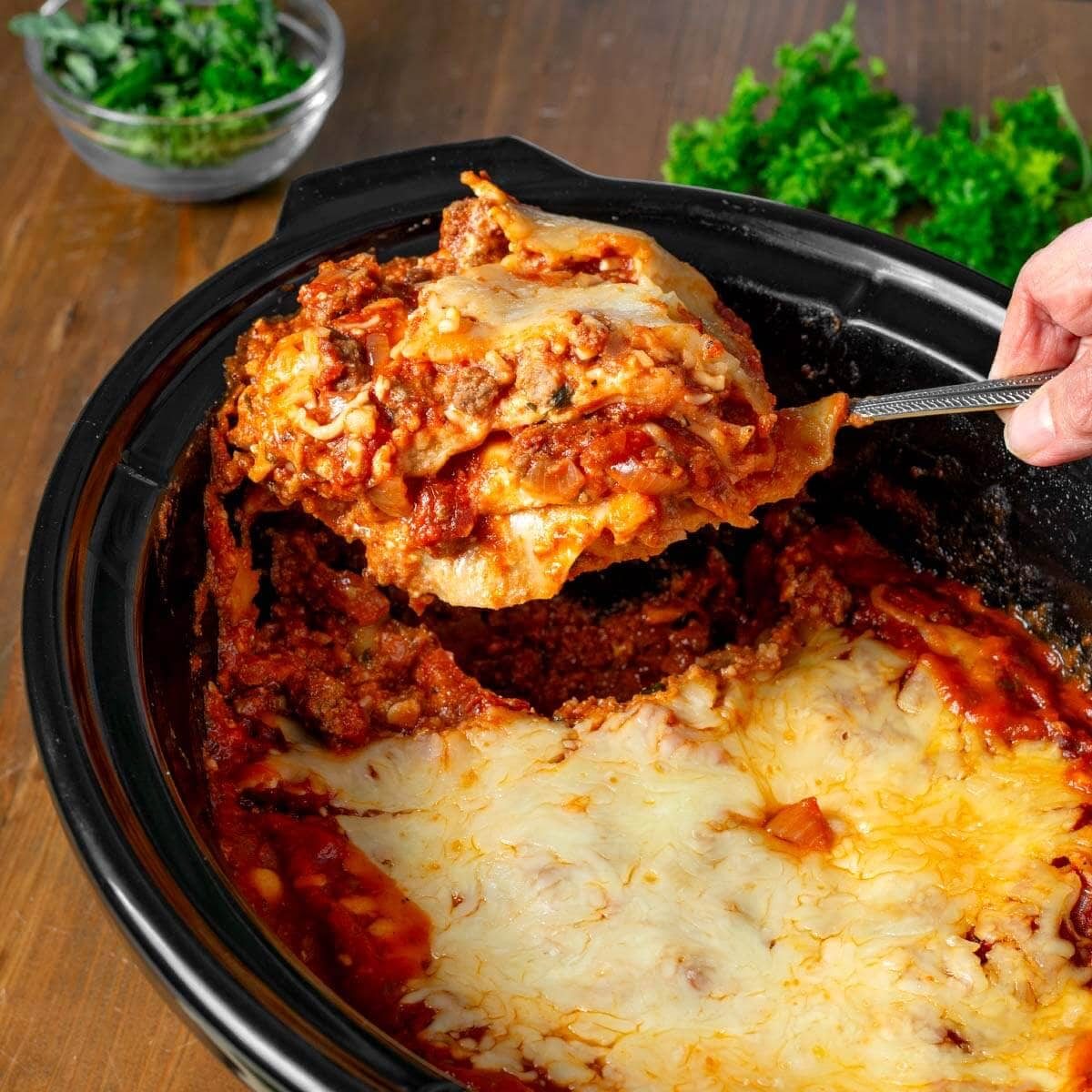 Slow Cooker Lasagna
