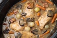 Effortless Slow Cooker Coq Au Vin