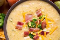 Hearty Broccoli, Cheese, and Potato Chowder