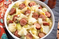 Hearty Kielbasa Cabbage Dinner