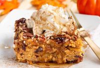 Cozy Morning Pumpkin Oatmeal Bake