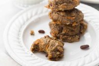 Plant Based Gluten Free Carrot Cake Power Cookies