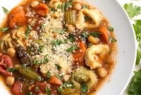 Cozy Instant Pot Veggie Tortellini Soup