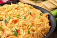 Creamy Crockpot Buffalo Chicken Delight