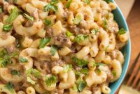 One Pot Cheeseburger Macaroni Magic