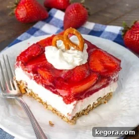 Strawberry Pretzel Jello Salad
