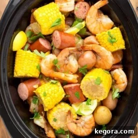 Slow Cooker Shrimp Boil