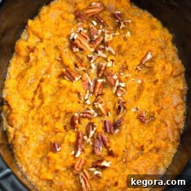Sweet Potatoes and Apples in slow cooker