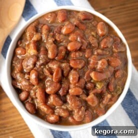 Instant Pot Mexican Pinto Beans in white bowl