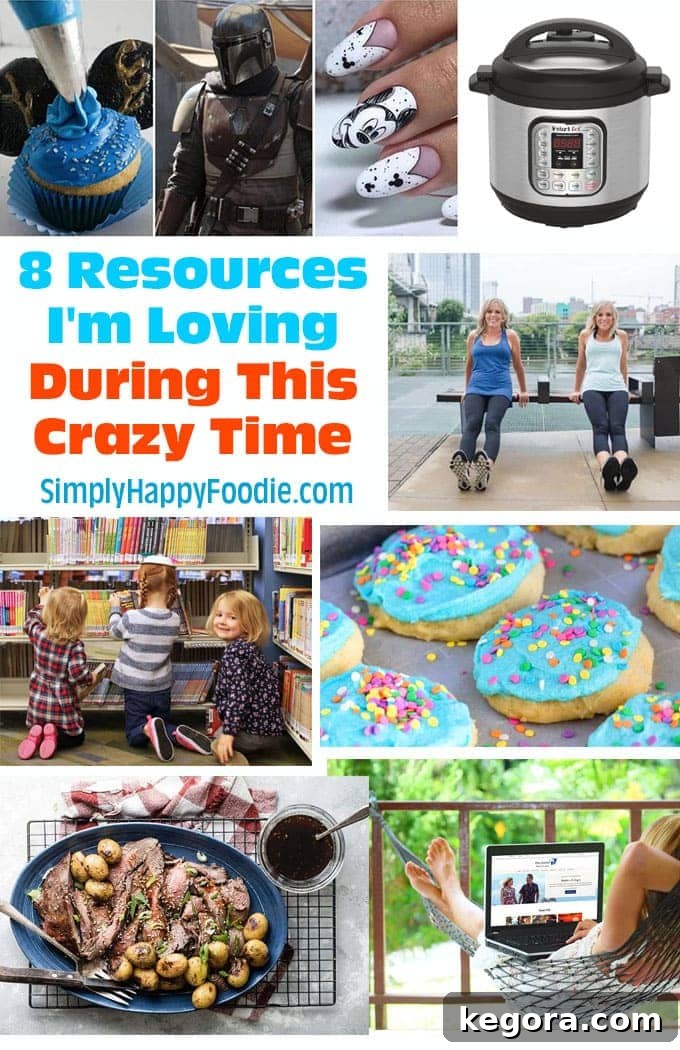8 Go-To Resources for Surviving the Unpredictable 2 Title with collage of 8 Resources I'm Loving During This Crazy Time