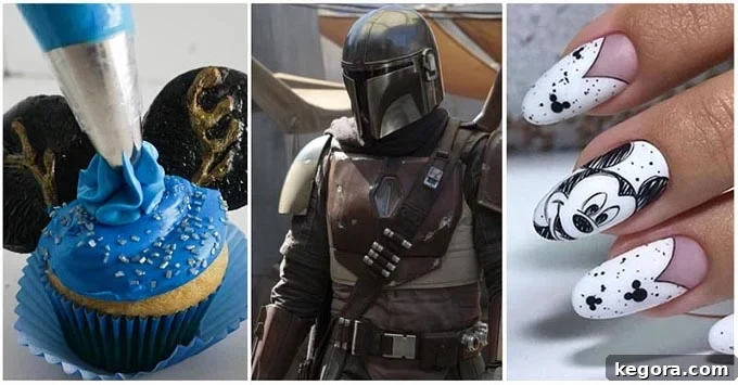 8 Go-To Resources for Surviving the Unpredictable 3 three images showing decorating cupcakes, a Star Wars show, and nails with images of Mickey Mouse