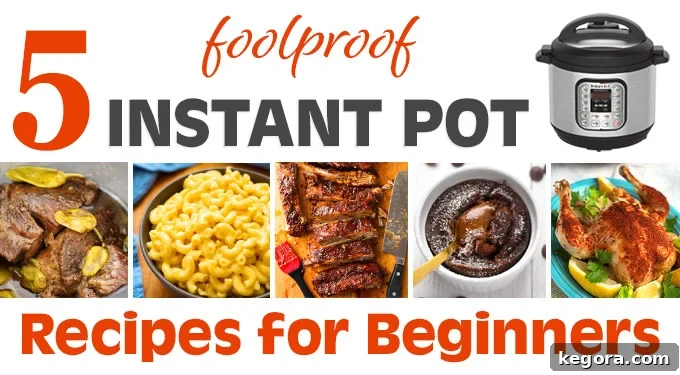 8 Go-To Resources for Surviving the Unpredictable 10 image for five foolproof instant pot recipes for beginners