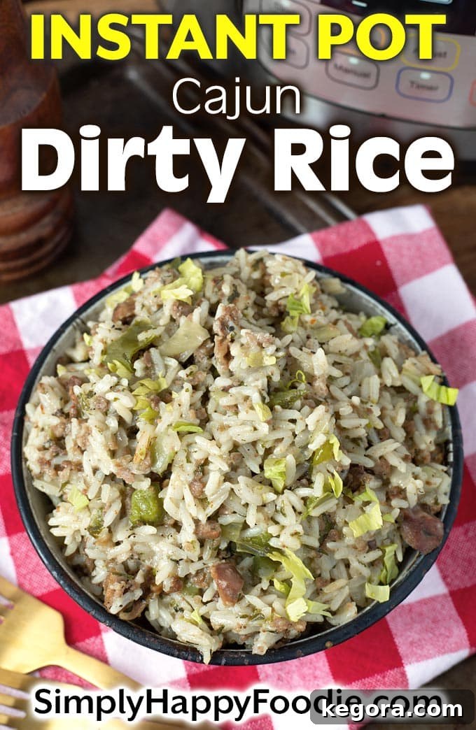 Instant Pot Dirty Rice pin