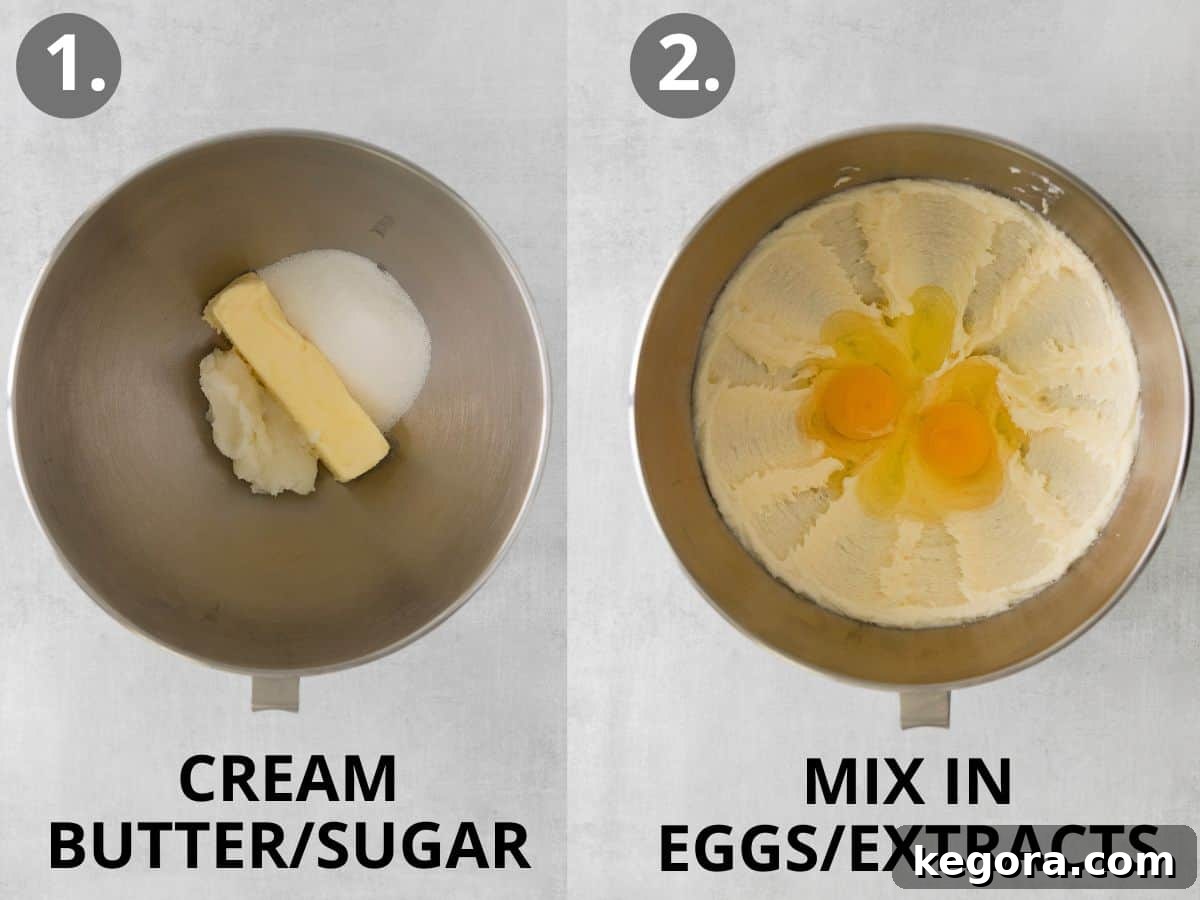 Ultimate Almond Flour Sugar Cookies 5 how to mix together eggs and sugar in metal bowl