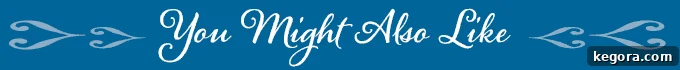 Blue rectangle with text reading 'You might also like'