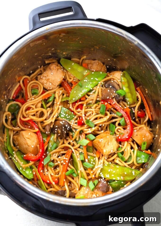 Restaurant Quality Instant Pot Lo Mein 2 Instant Pot Lo Mein in the IP