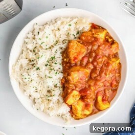 Instant Pot Chicken Curry with Coconut Rice