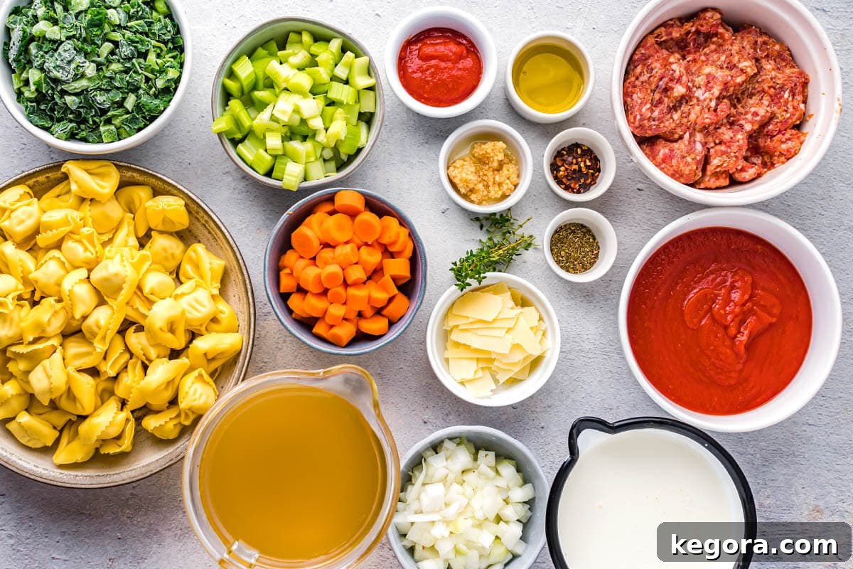 tortellini soup ingredients