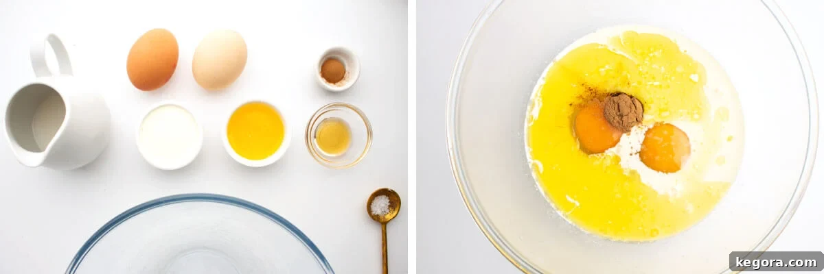 ingredients artfully arranged, then in glass bowl