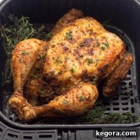 Air Fryer Whole Chicken