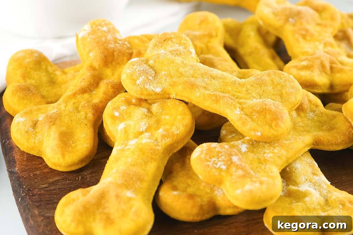Easy Air Fryer Snacks for Pups 3 A second image of Air Fryer Dog Treats neatly stacked