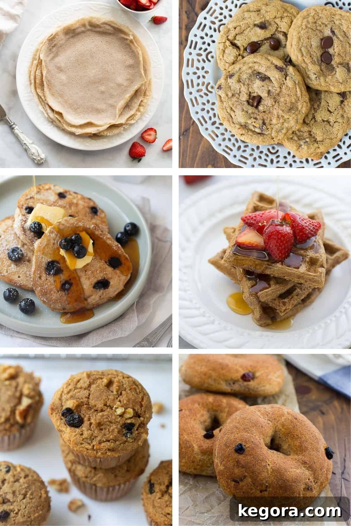collage of buckwheat recipes
