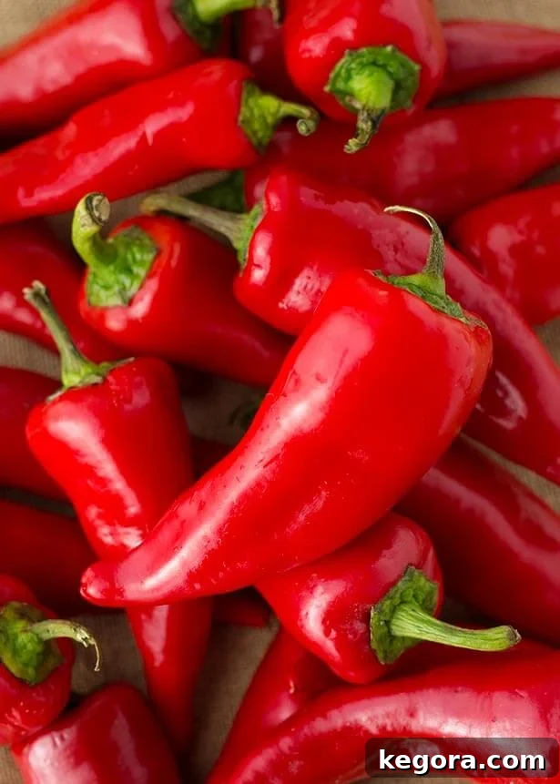 Several Fresno chiles