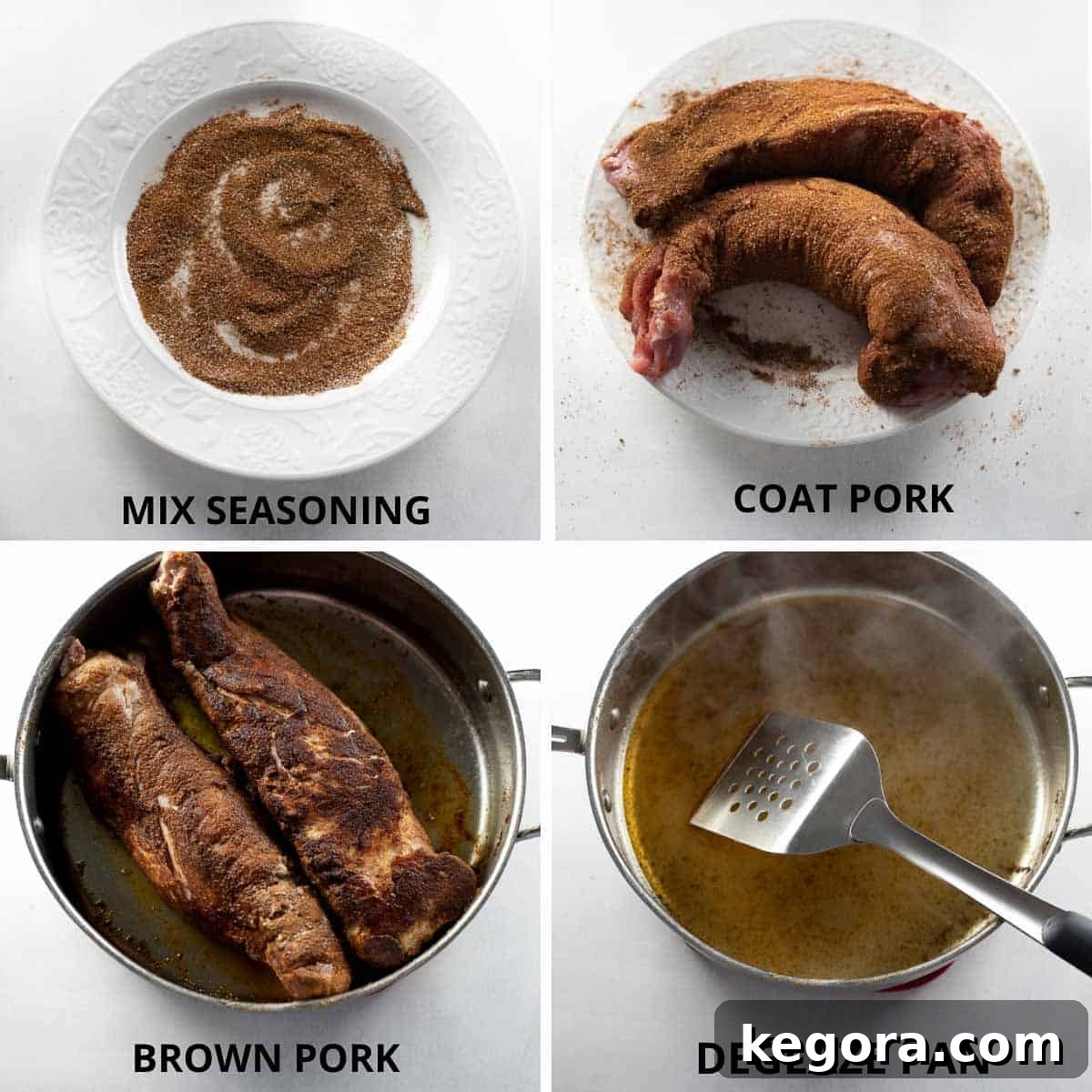 Fork-Tender Sweet Pork Tacos 4 step by step photos of how to make slow cooker pork tenderloin