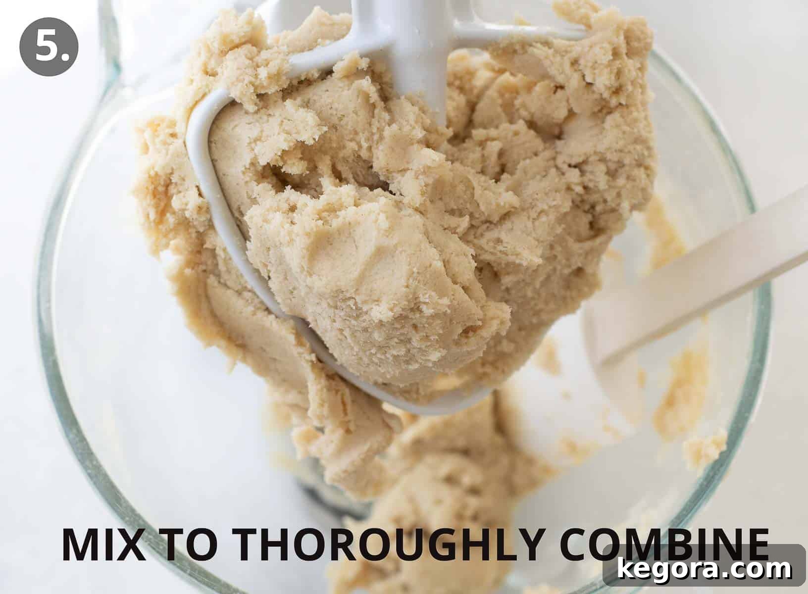 Perfect Gluten-Free Sugar Cookies 5 gluten free sugar cookie dough mixed together