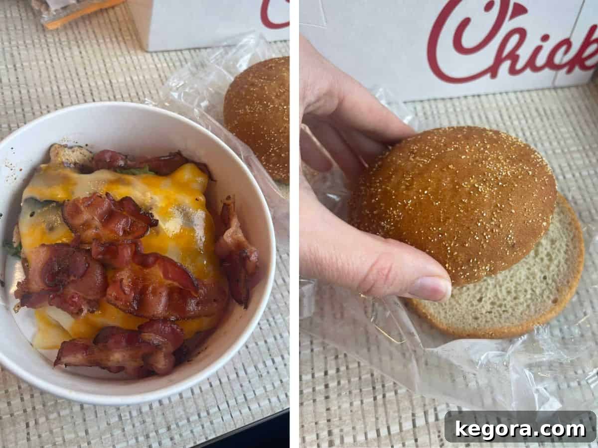 Unlock Chick-fil-A's Gluten-Free Choices for 2025 2 Selection of gluten-free Chick-fil-A menu items, including a grilled chicken sandwich, fries, and fruit.