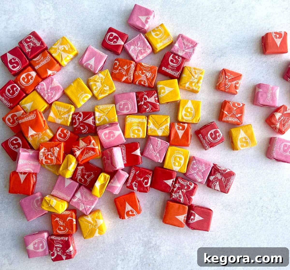 Can Starburst Be Part of a Gluten-Free Diet? 3 Starbursts scattered across a countertop