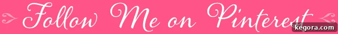pink rectangle with words follow me on Pinterest